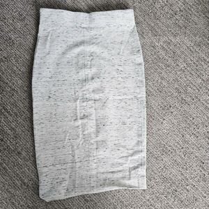 Aritzia Wilfred Light Gray Pencil Skirt